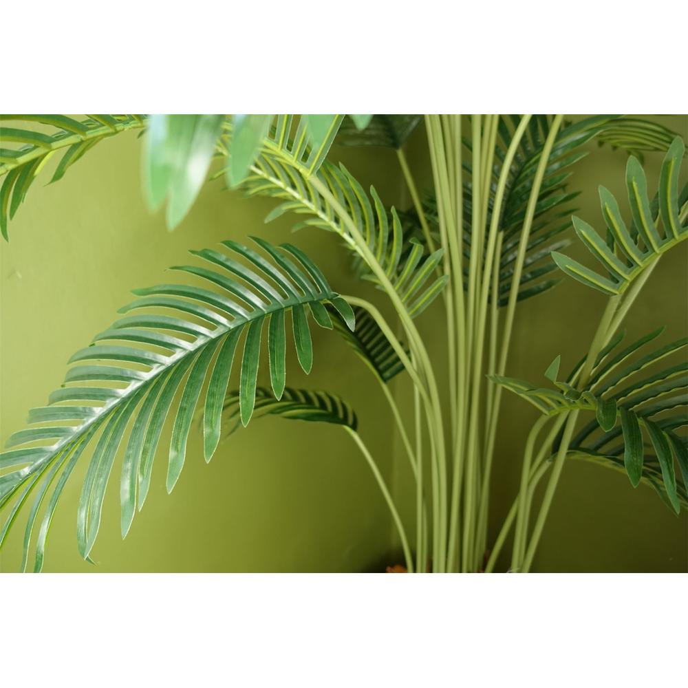 150cm Large Artificial Areca Palm - Best Quality - Black Pot - Professional Seller - Home Décor