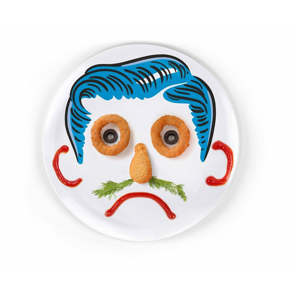Fred Childrens Dinner Plate `Dinner Do's` Boy Design