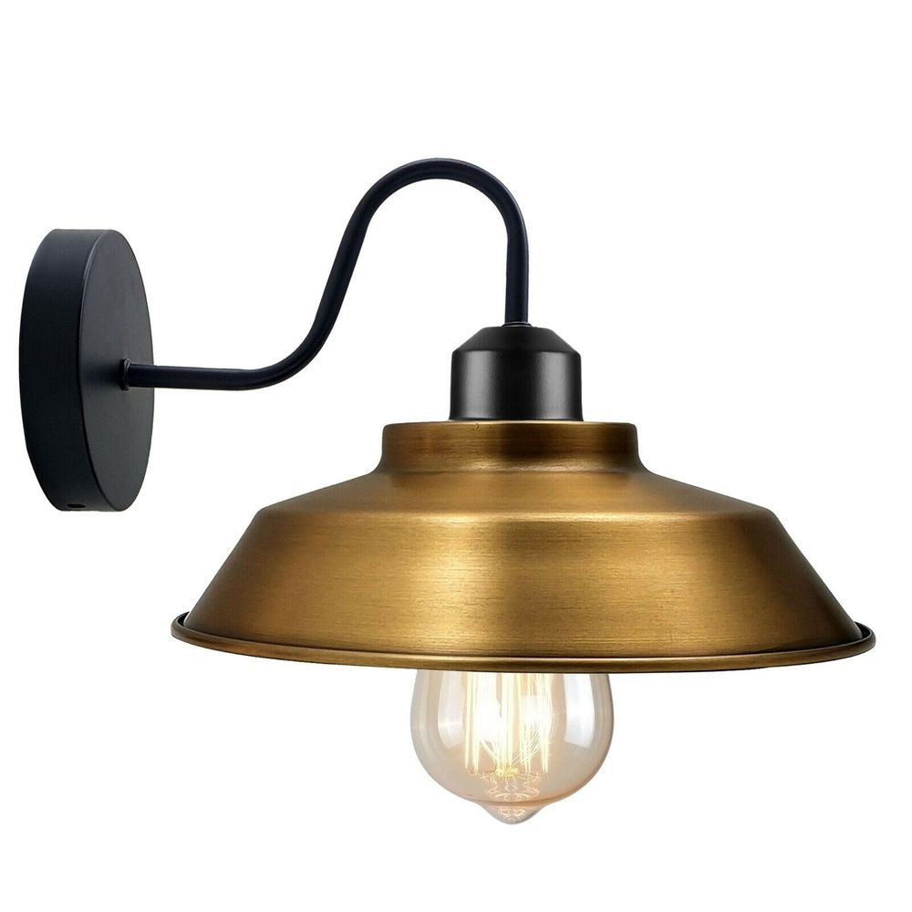 Rustic Industrial Adjustable Gooseneck Indoor Wall Sconce Light ~1186