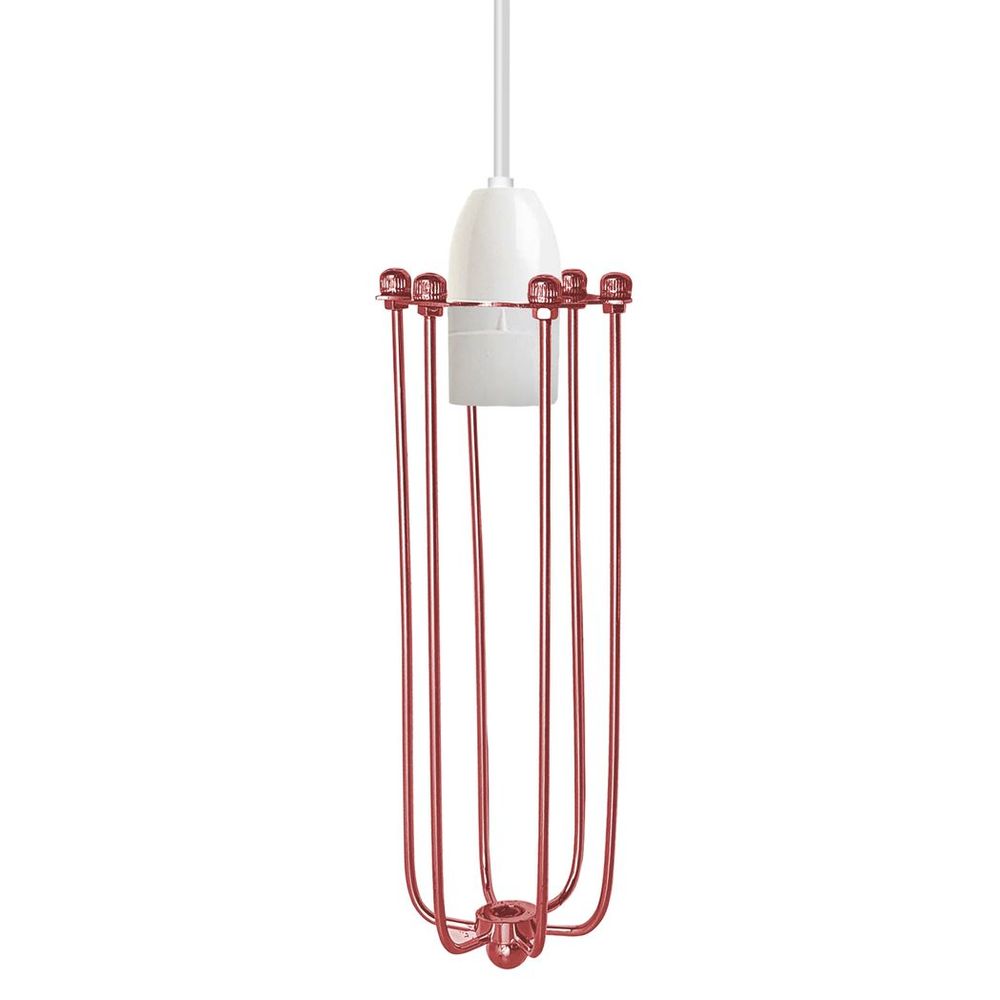 Vintage Industrial Rustic Lampshade - Rose Gold Cage Frame - High-Quality Metal - Perfect for Any Space - CE Approved