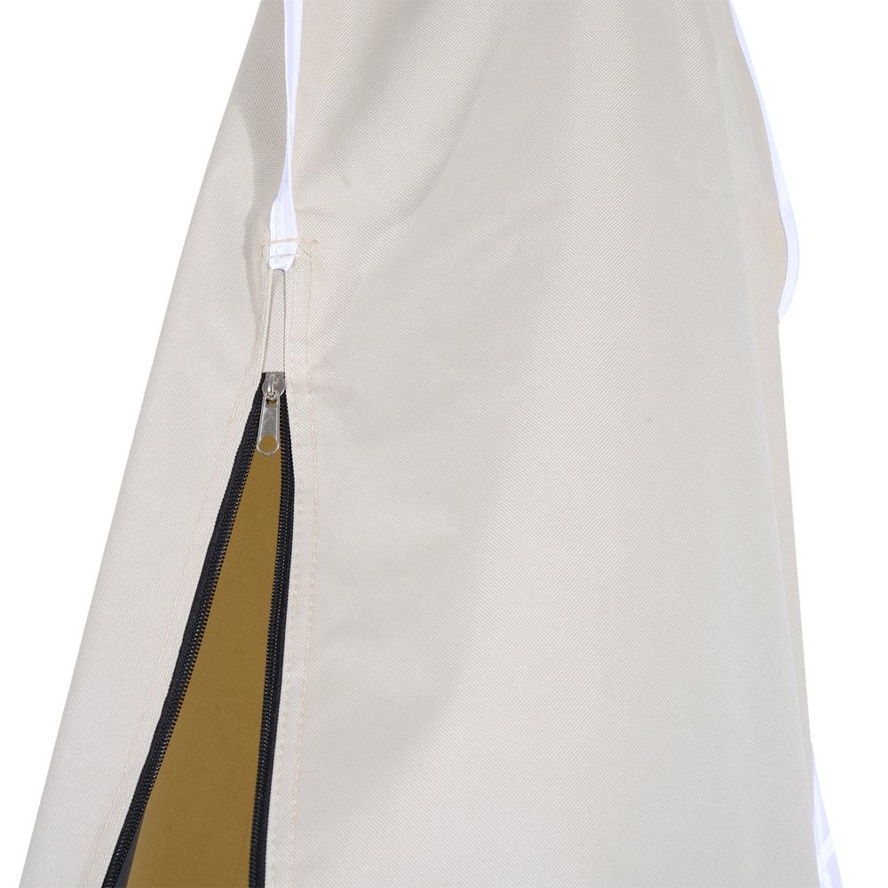 Heavy Duty Waterproof Outdoor Parasol Cover - Protect Garden Furniture from Wind, Rain, and Debris