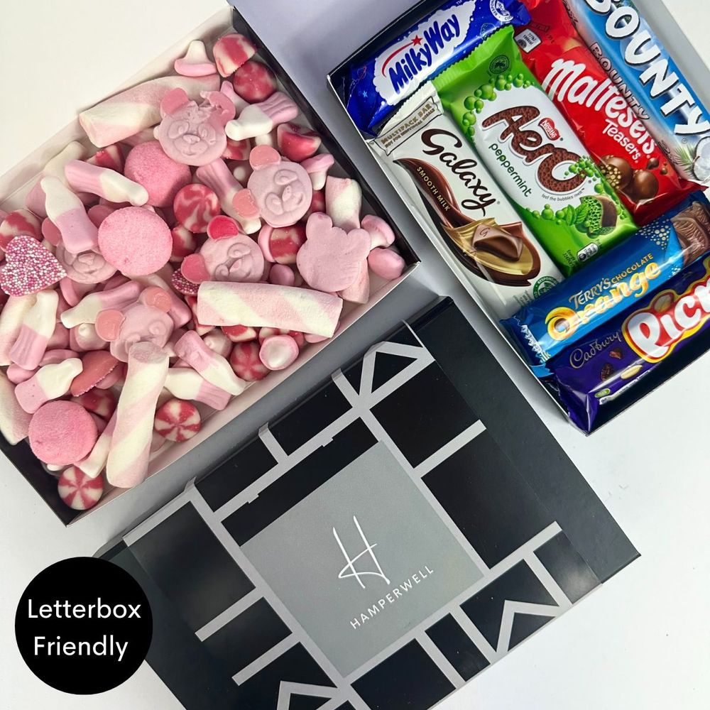 Pink Sweets Letterbox Gift Hamper