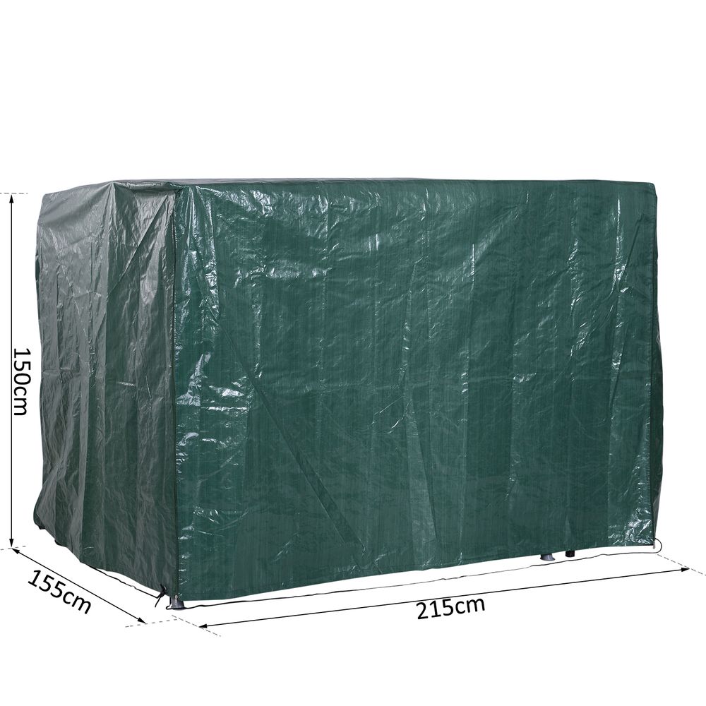 Premium Outdoor Swing Chair Cover | Protects from Wind, Rain, UV | High-Quality, Heavy-Duty | Easy to Use | Large Size