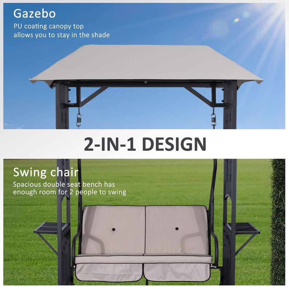 Outdoor Garden Canopy Swing Seat Loveseat Hammock Chair - 2 Seater | Professional Seller