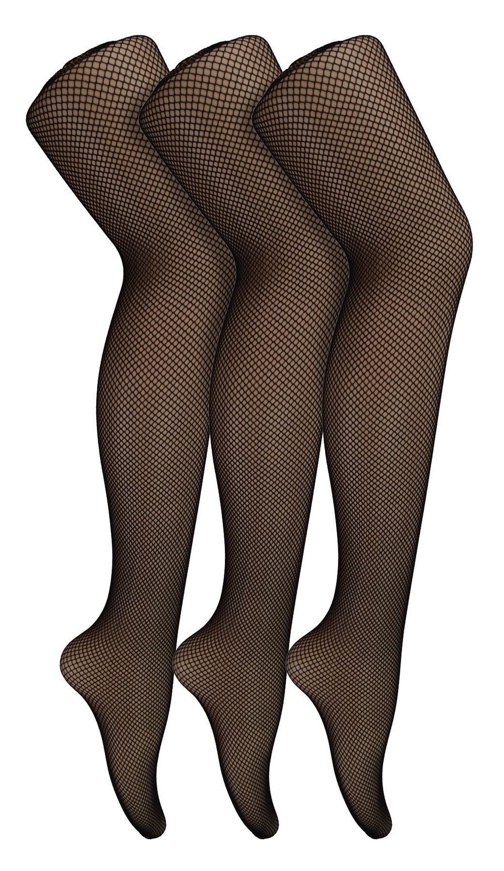 Women's 3 Pair Multipack Fishnet Glitter Lurex Tights