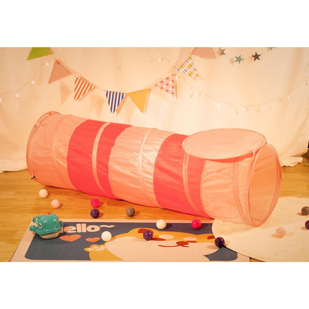 SOKA Play Tunnel Pink Pop Up Unicorn Indoor or Outdoor Garden Play Tent for Kids Childrens