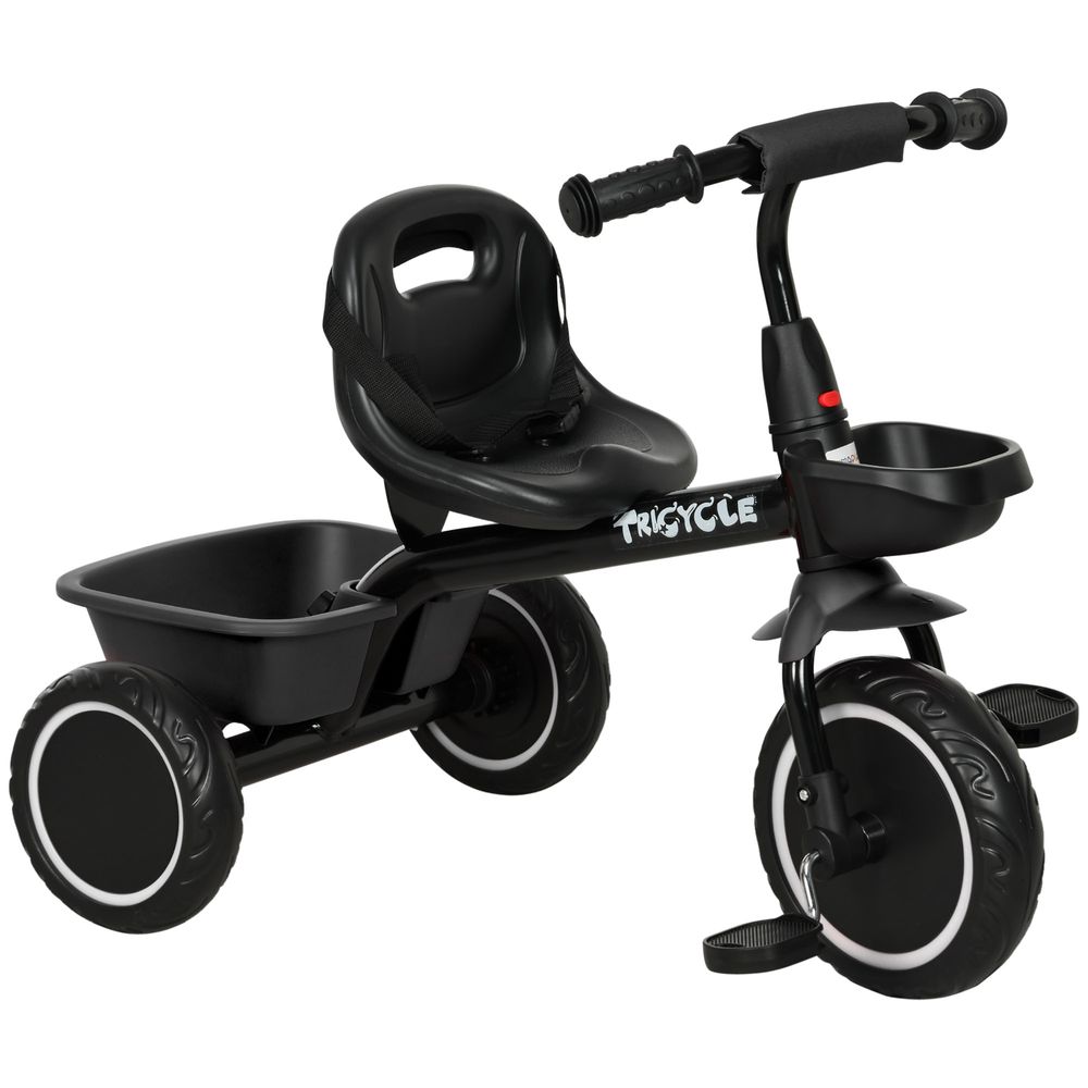 AIYAPLAY Kids Trike for 2 to 5 Years with Adjustable Seat, Baskets