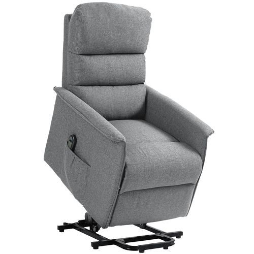 HOMCOM Power Lift Recliner Electric Reclining Chair with Remote Control