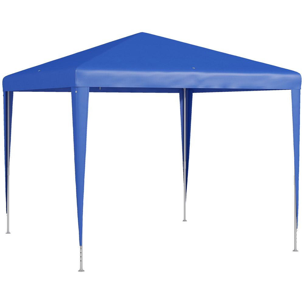 Premium Outsunny Blue Garden Gazebo - Versatile Events & Wedding Party Tent - Weather-Resistant - 2.7 x 2.7m