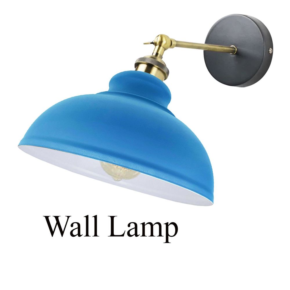 Vintage Industrial Curvy Dome E27 Adjustable Wall Light ~1220
