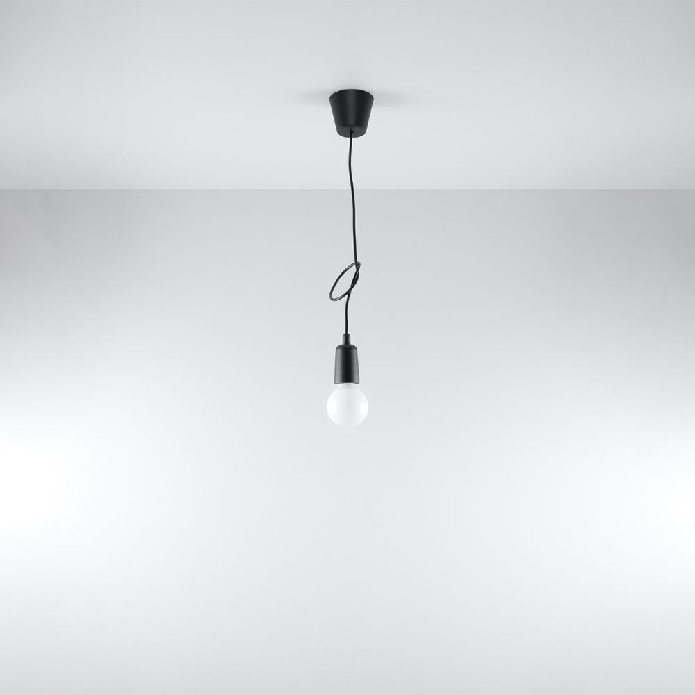 Pendant lamp PVC Diego modern Design E27