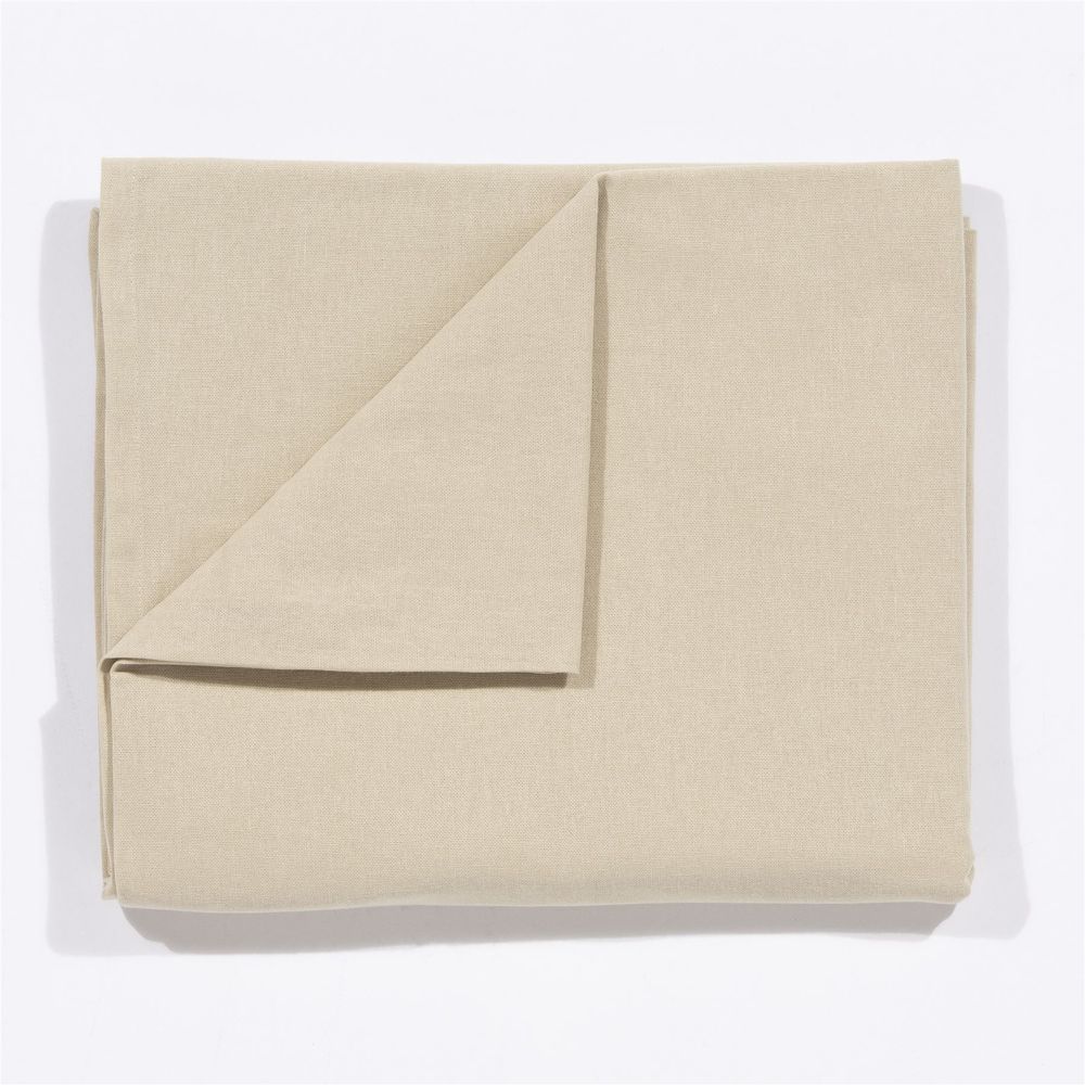 Premium Quality 100% Cotton Beige Tablecloth - 240x140cm