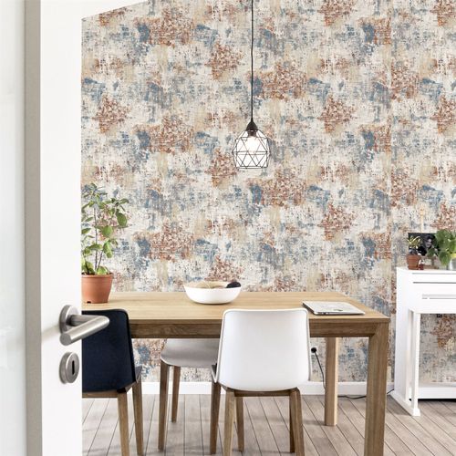 Abstract Texture Copper Navy sw12 wallpaper