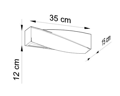 Wall Lamp Ceramic SIGMA MINI Simple Classic Design Paintable LED27