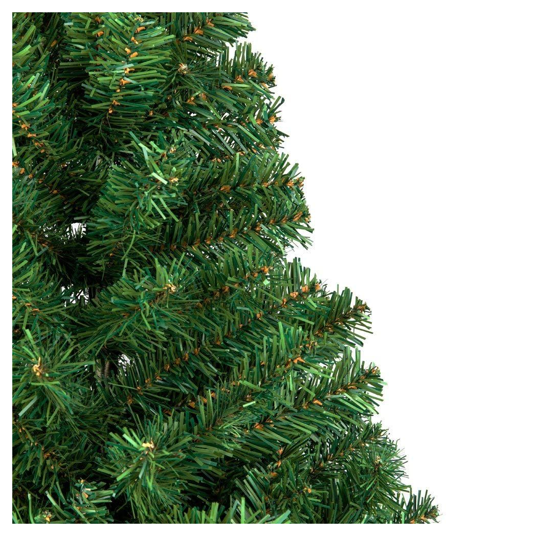 7ft 1100 Branch Christmas Tree | Artificial PVC | Metal Base | Green