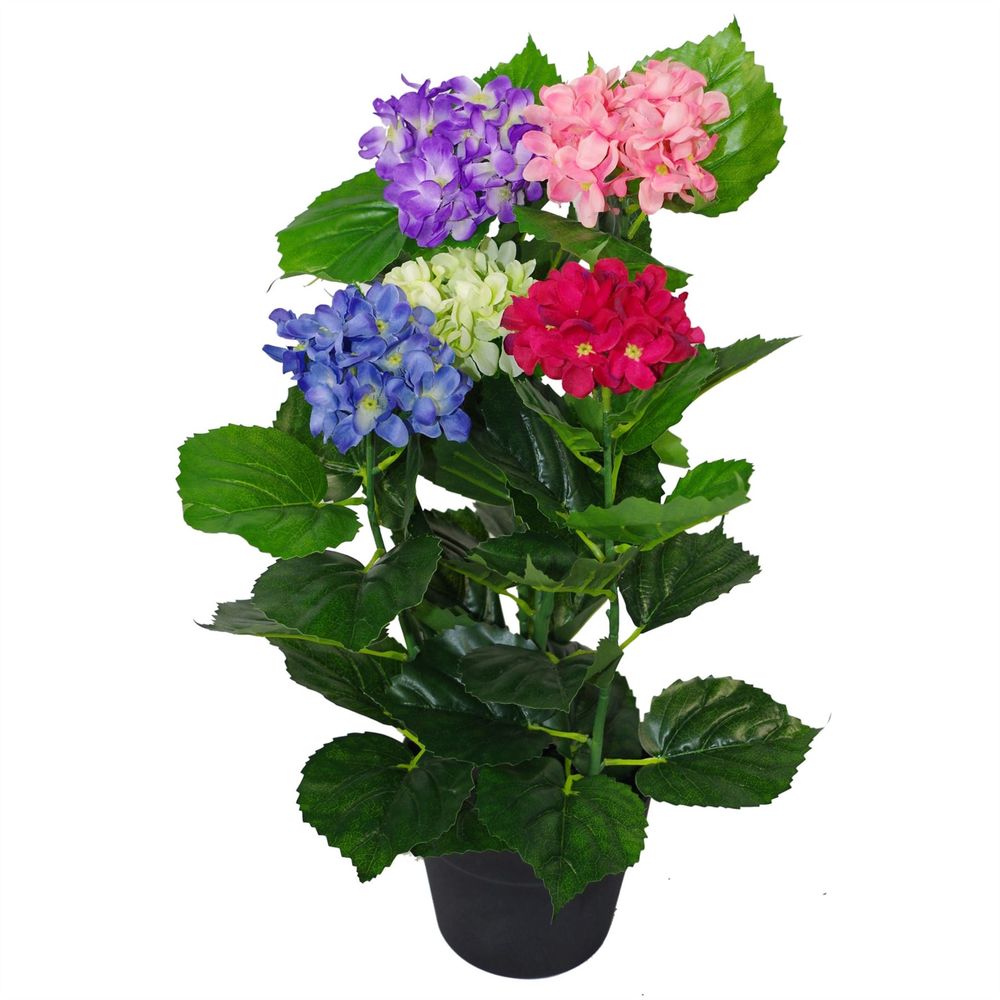 LARGE Flowering Artificial Plants Multicoloured Vibrant Realistic and Ideal for Office or Home Use