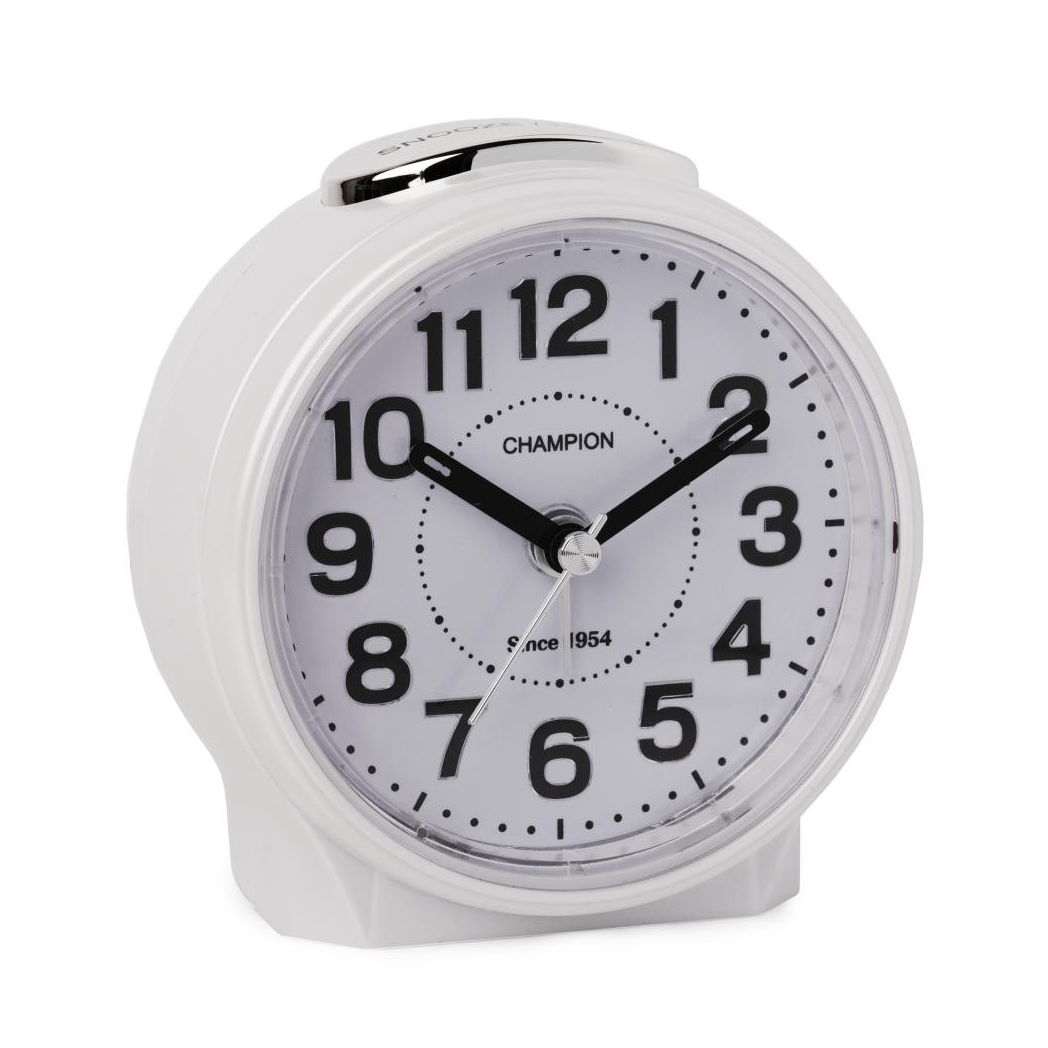Champion Arch White Alarm Clock MF8828W
