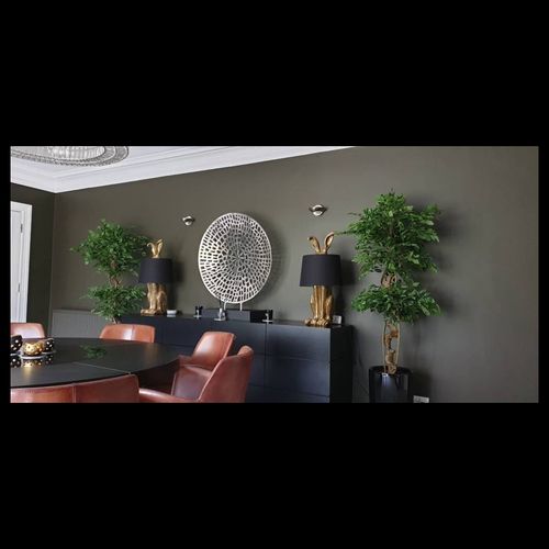 150cm Twisted Trunk Artificial Japanese Fruticosa Style Ficus Tree