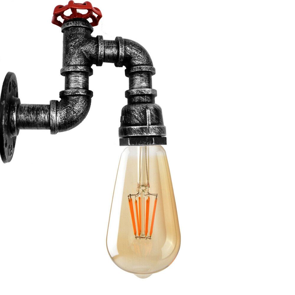 Vintage Industrial Water Pipe Wall Sconce Light E27~2173