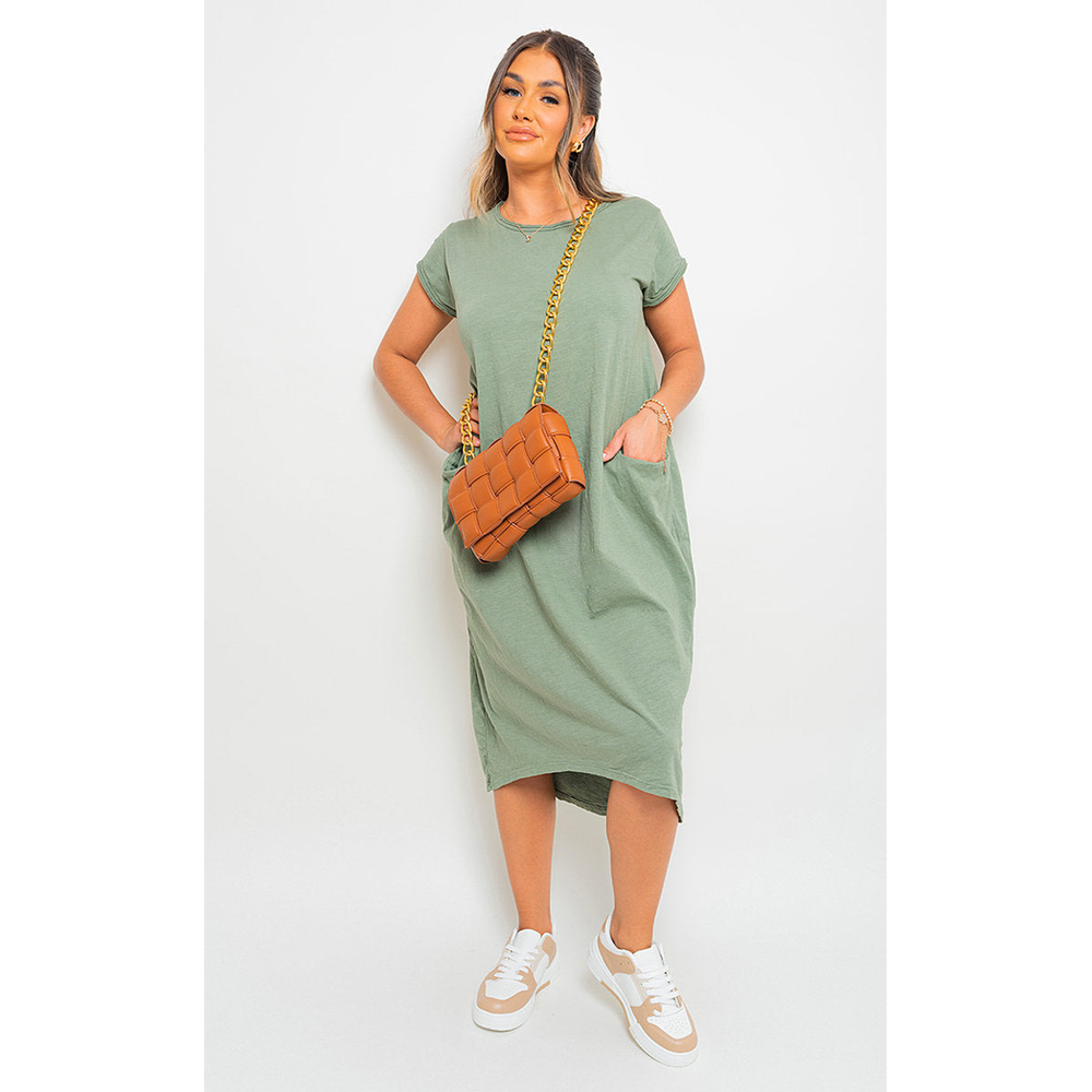 Ultimate Summer Vibes Short Sleeve Midi Dress