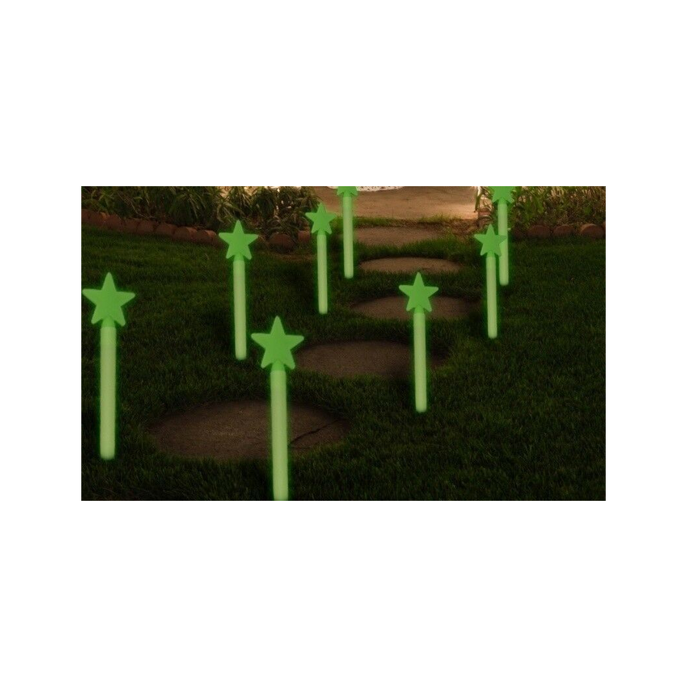 Premium 10Pcs Solar-Powered Garden GlowSticks, No Wiring, High-Quality Glow In The Dark Lights