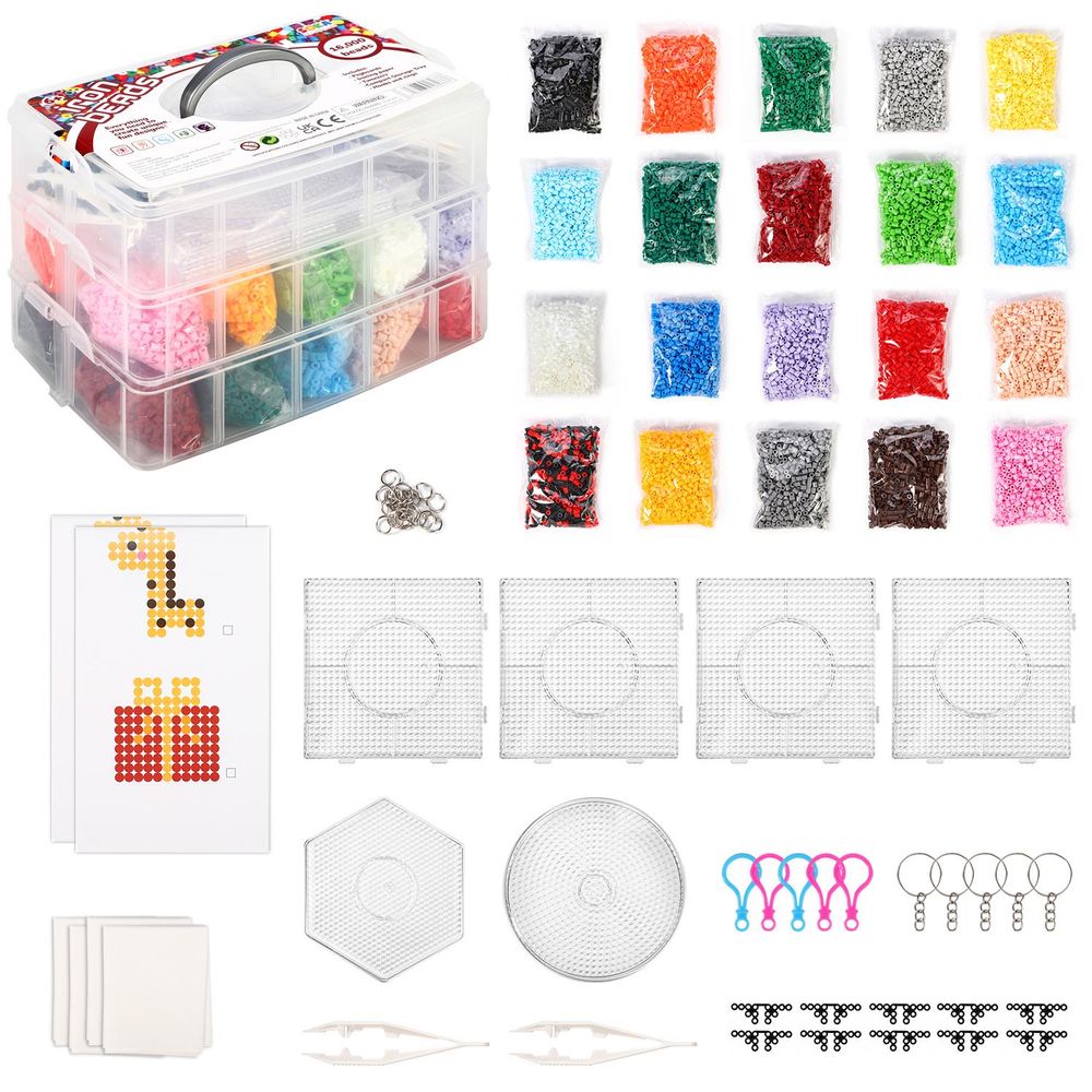 SOKA IRON BEAD DELUXE SET: Hours of Creative Fun, Endless Possibilities, Complete Iron Bead Set, Kid Safe & Ideal Gift