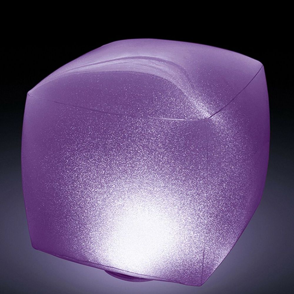 Intex Floating LED Cube - Multi-Color Illumination-Perfect for Pool & Garden