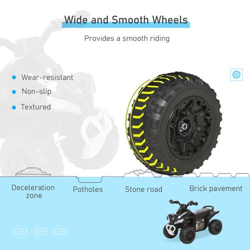 HOMCOM No Power Quad Toddler Ride on Car Foot-to-Floor Sliding