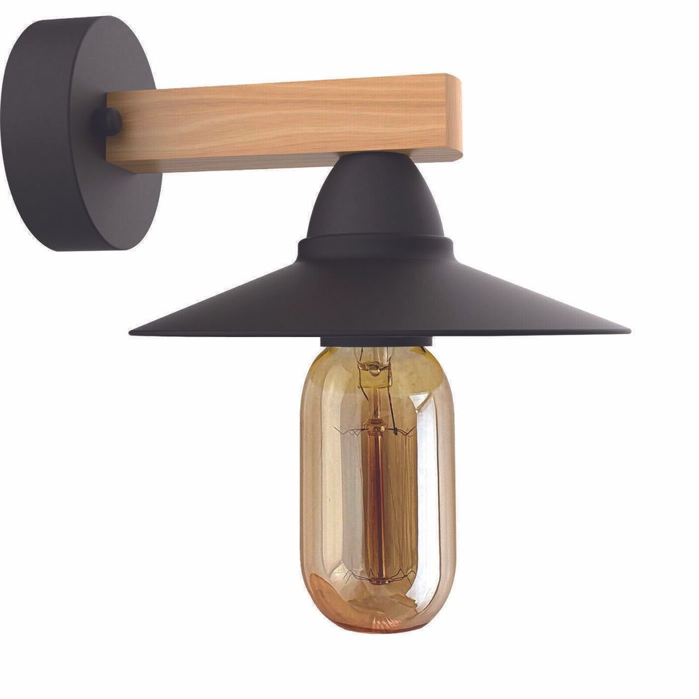 Vintage Modern Indoor Black Wall Sconce Wall Light Lamp Fitting Fixture ~1327