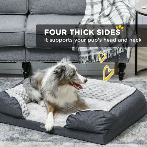 PawHut Dog Bed Calming Pet Bed Dog Mattress for Small Dogs
