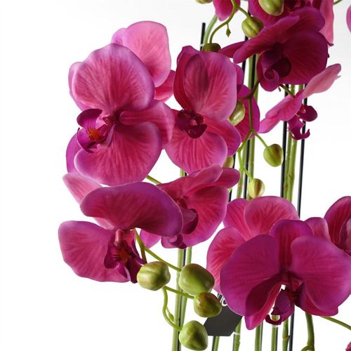 110cm Large Pink Orchid Plant Artifcial 41 REAL TOUCH flowers