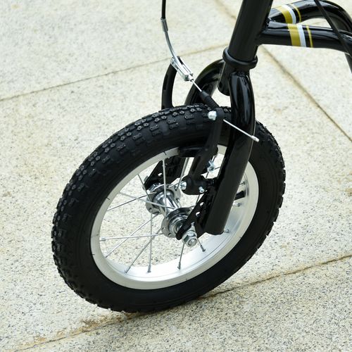 HOMCOM Kids Stunt Scooter with 12" Rubber Wheels, Adjustable Handlebar