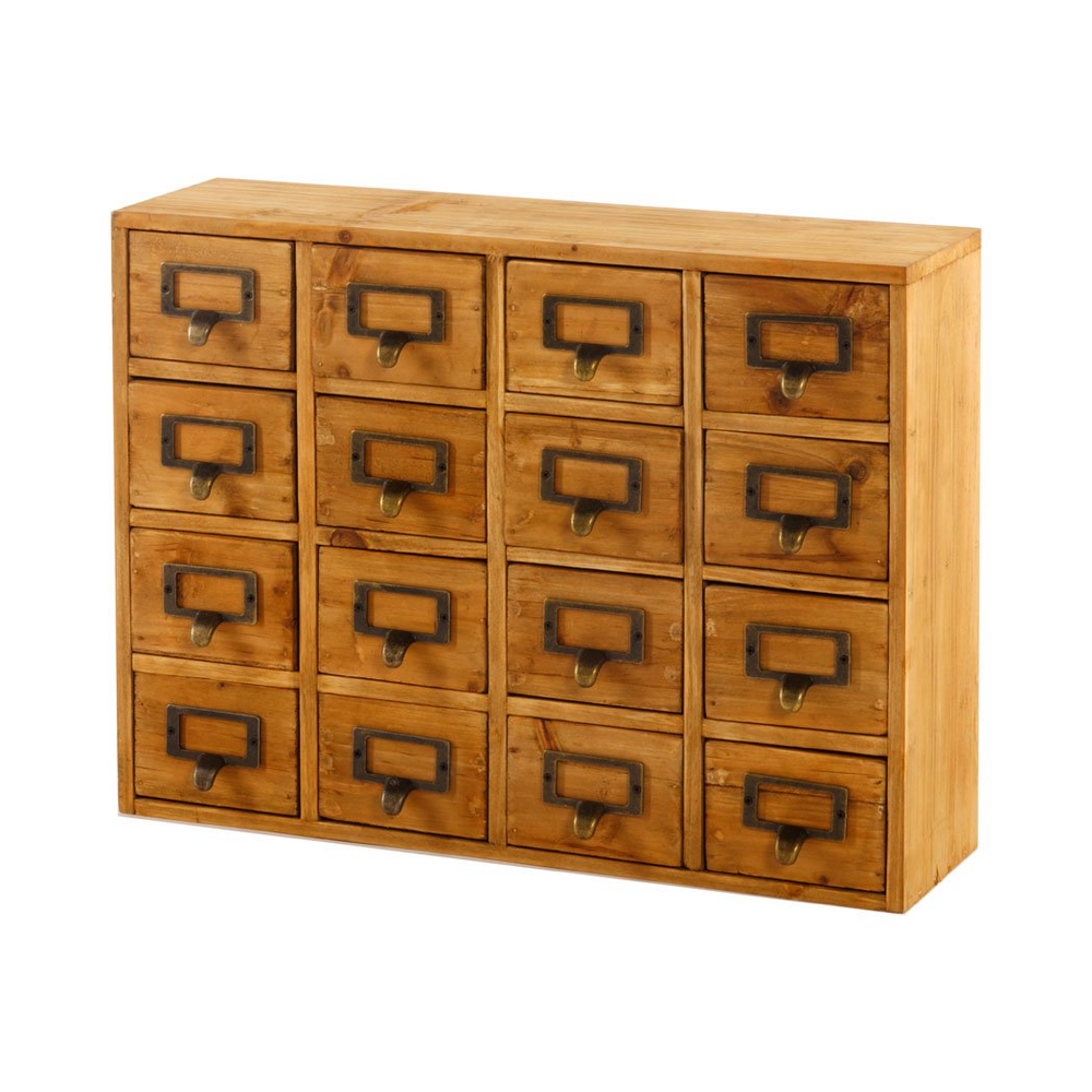 16-Drawer Storage Drawers, 35x15x46.5cm, Ideal for Crafts, Jewelry, Makeup