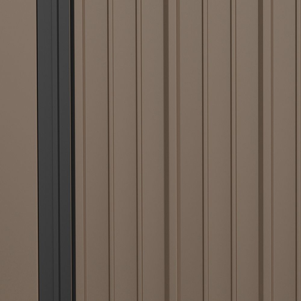 Outsunny Steel Garden Shed - Lockable Door - Weather-Resistant - Spacious Storage - High Quality