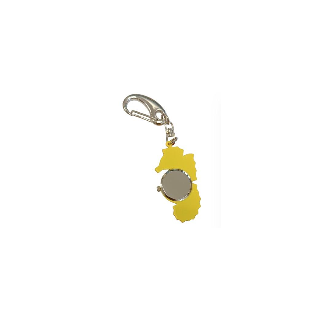 Imperial Key Chain Clock Seahorse IMP726 - CLEARANCE UNBOXED NEEDS RE-BATTERY