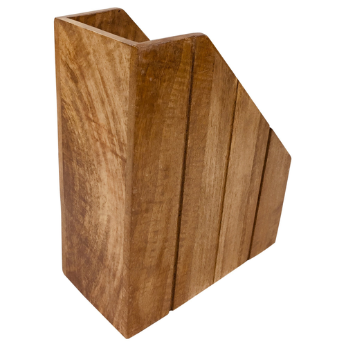 Solid Wood Magazine Organiser