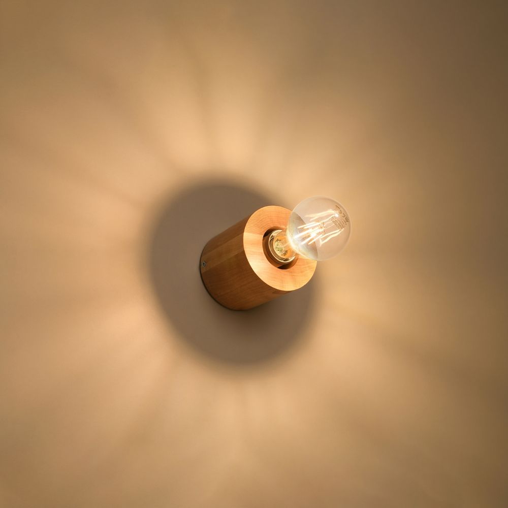 Wall lamp wood Salgado Scandinavian Design E27