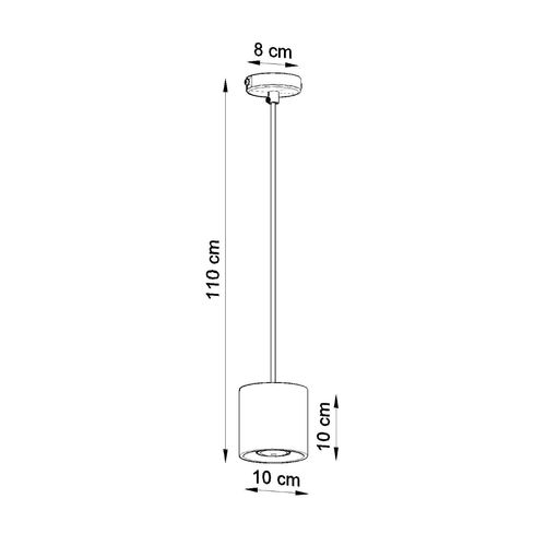 Pendant lamp aluminum Orbis modern Design GU10