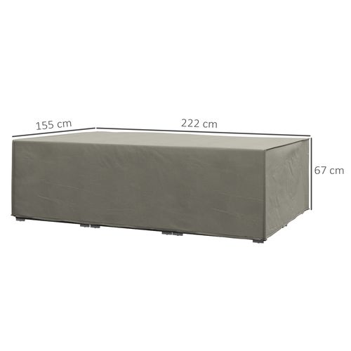 Outsunny Garden Furniture Cover Outdoor Waterproof Rattan Set Rain Protection