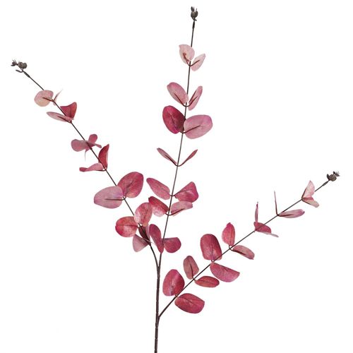 80cm Pink Eucalyptus Foliage Stem