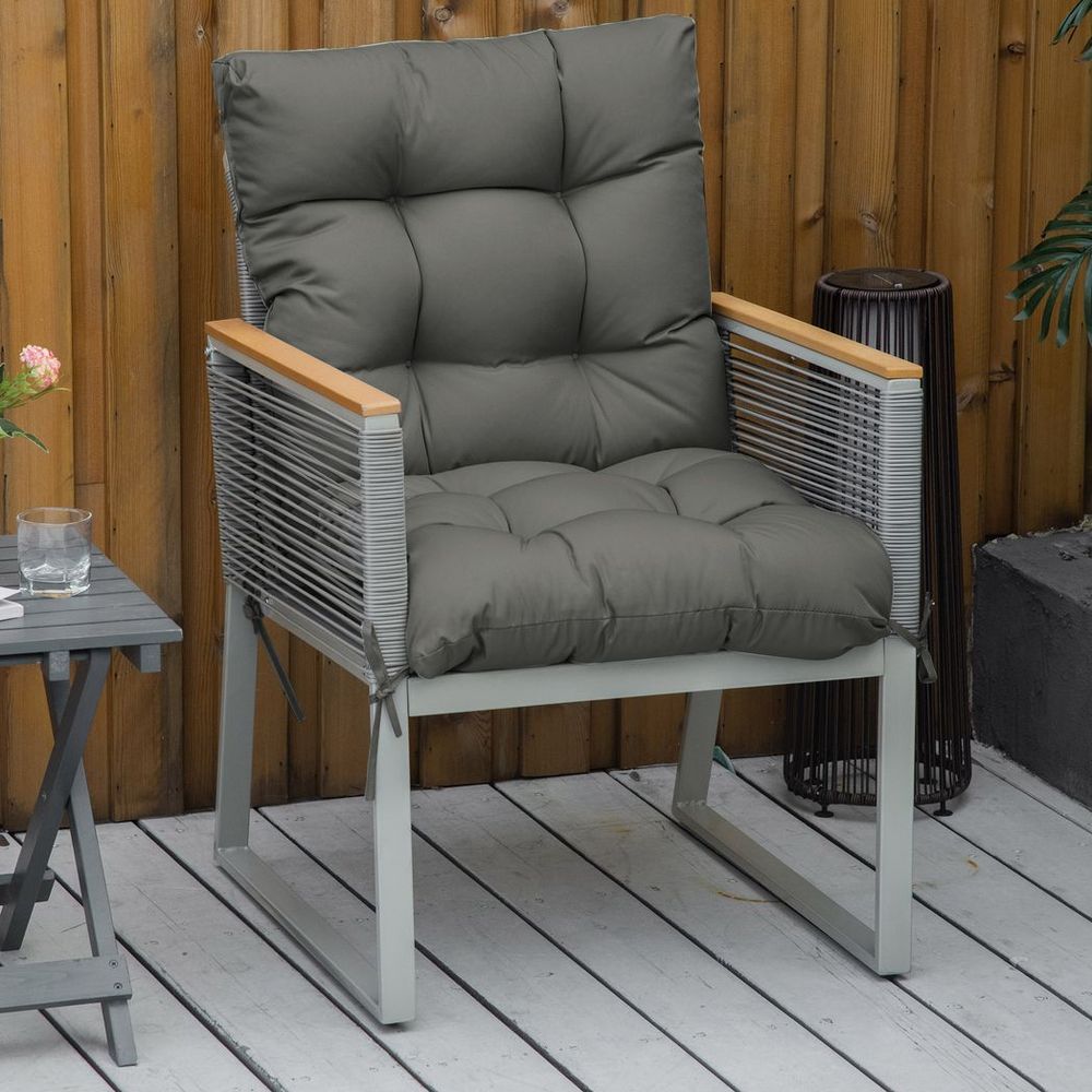 Garden Back Chair Cushion Patio Seat Cushion Pad Outdoor & Indoor Use