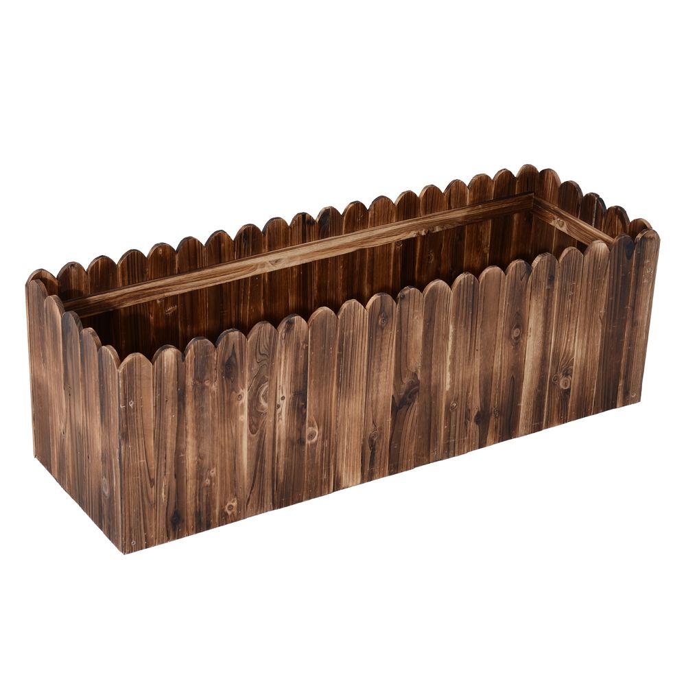 Fir Wood Flower Vegetable Planter | Chemical-Free | Easy Assembly | Ideal for Small Spaces