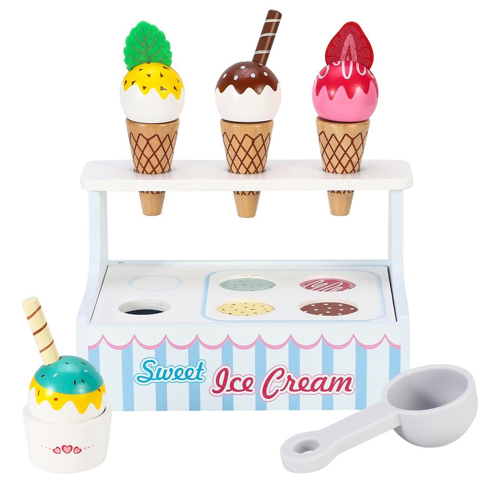 SOKA Mini Ice Cream Shop 0000477 – Colorful, Educational Playset