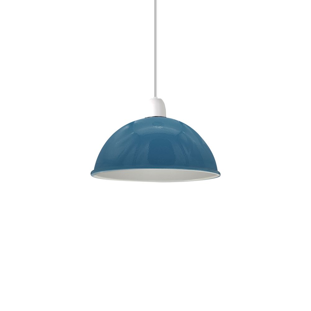 Vintage Industrial Easy Fit Dome Shaped Lamp Shade Ceiling, Pendant, Wall Light Metal E27 Light Fitting 60W