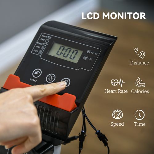 SPORTNOW Exercise Bike with Heart Rate Sensor for Home Use