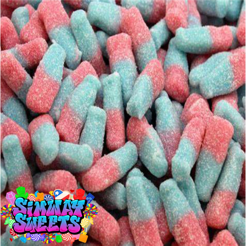 Fizzy Bubblegum Bottles Simway Sweets