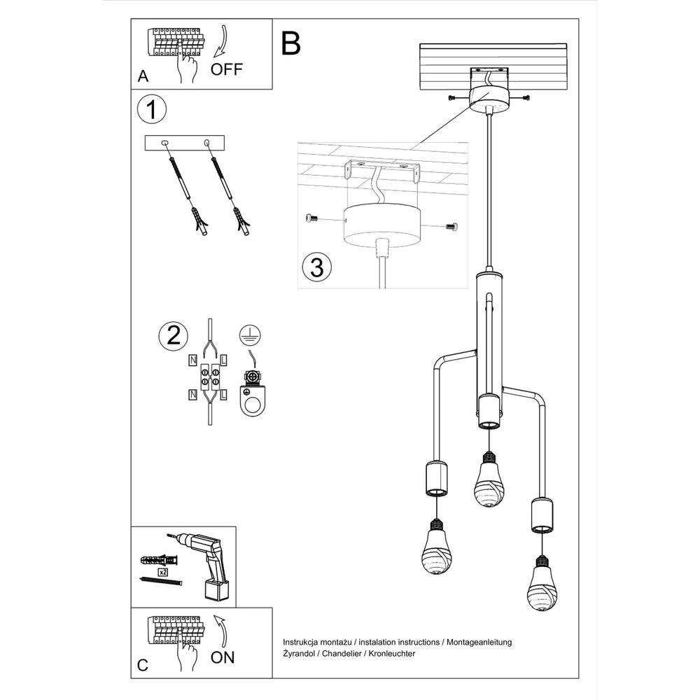 Elegant Steel Duomo Chandelier - Industrial Loft Design - Best Quality E27"