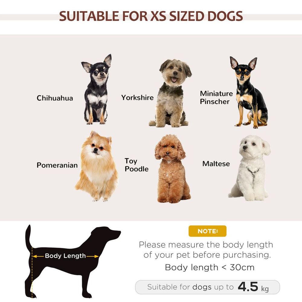 Premium PawHut Dog Sofa Chair - Comfortable & Stylish Design for Small Pets - Easy to Clean & Durable - Brown