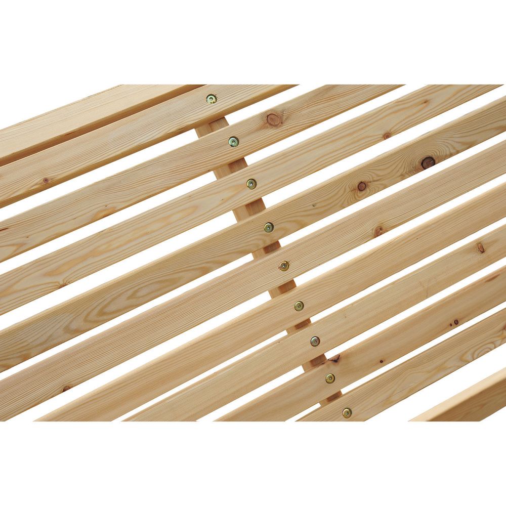 2-Seater Larch Wood Swing Chair Bench: Durable, Stylish, Relaxing. Perfect for Your Garden.