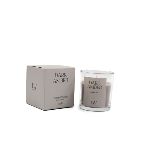 Dark Amber Scented 8cm Boxed Candle